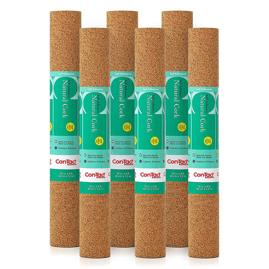 Con-Tact rouleau face emballage montrant dimensions et pack pratique