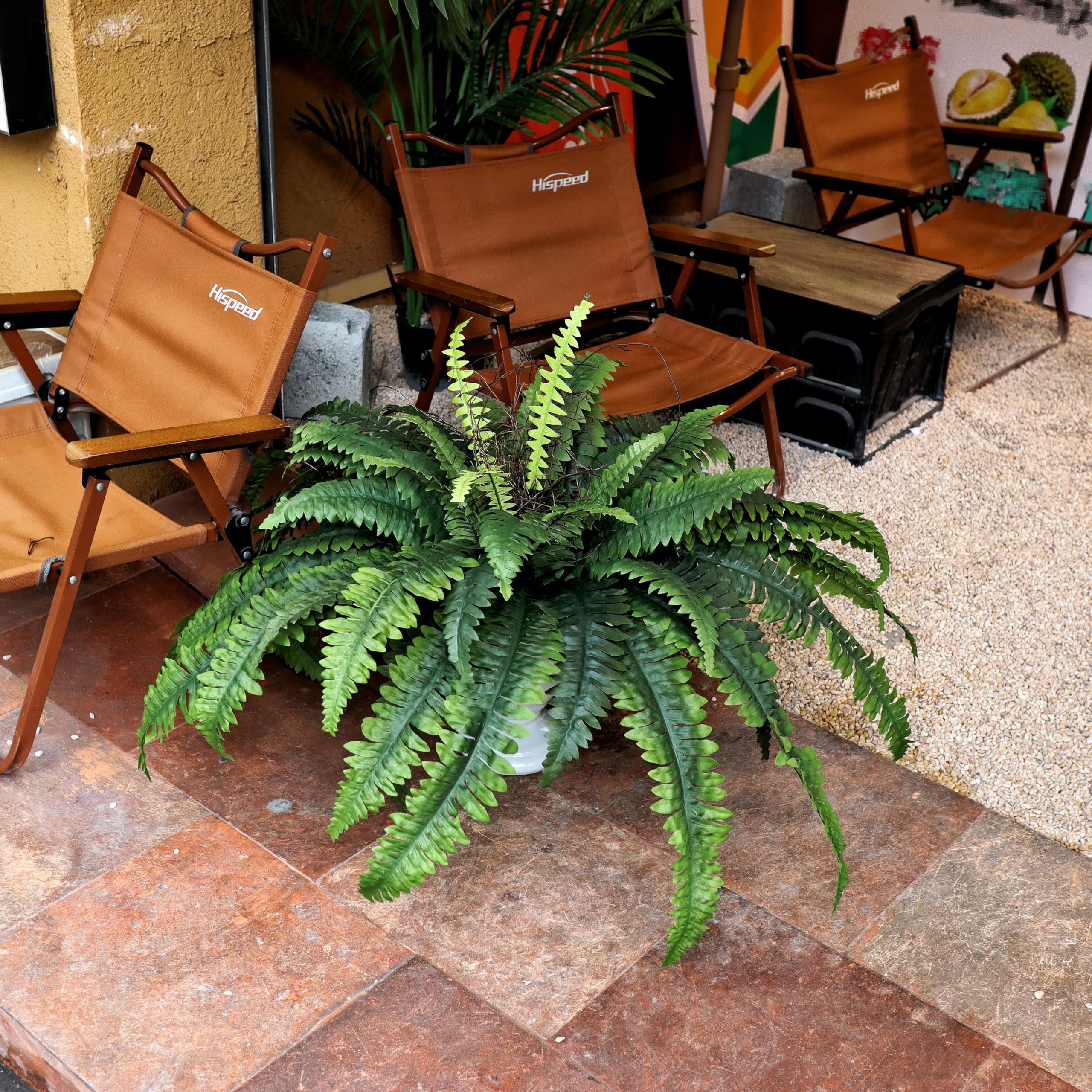 CongfuHepMui gros plan feuilles en soie pour un rendu réaliste et durable