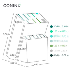 Coninx gros plan sur grain d'acacia illustrant solidité et esthétique