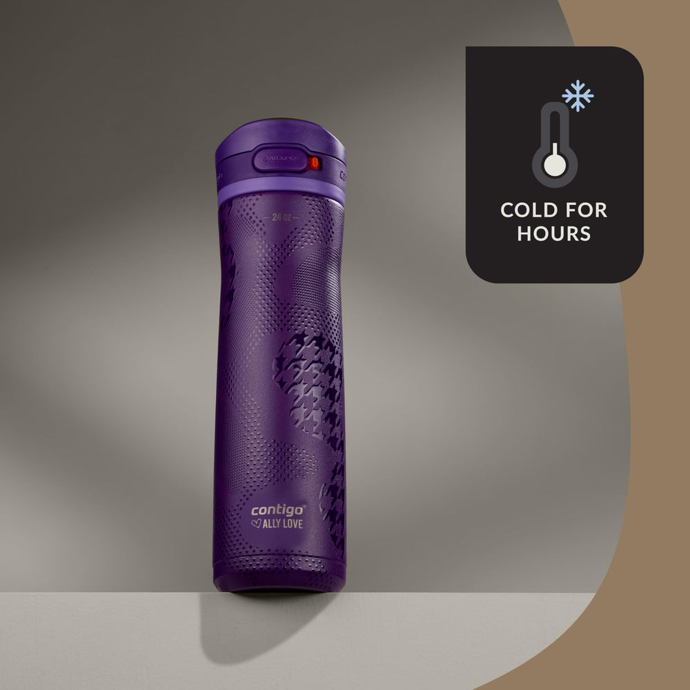 Contigo Ally Love dans porte-gobelet voiture, stable et sans fuite
