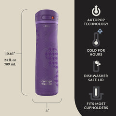 Contigo Ally Love gros plan acier inox offrant isolation durable