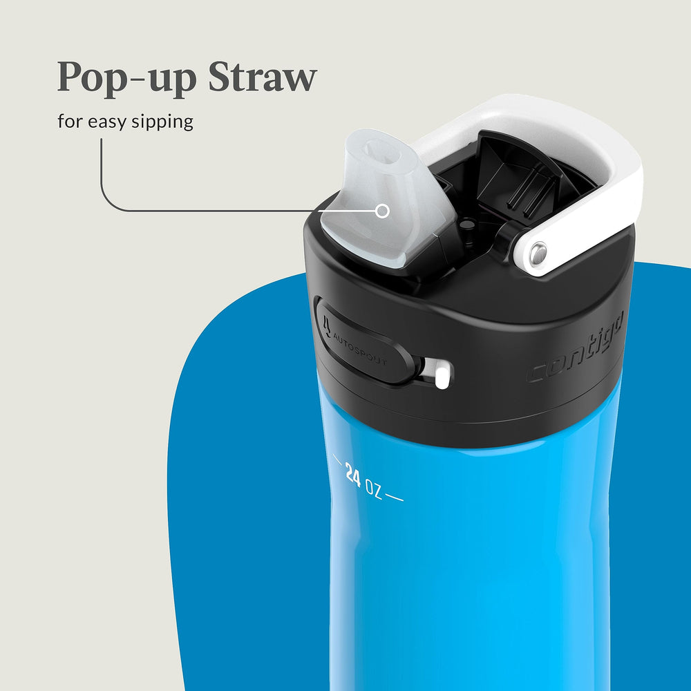 Contigo Ashland Chill comparaison de taille pour transport et capacité