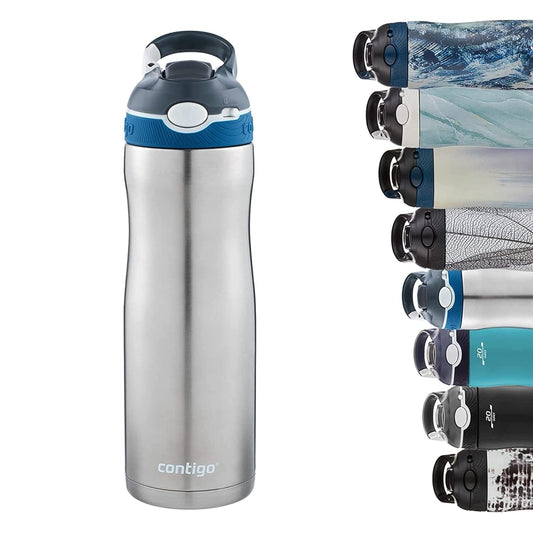 Contigo Ashland vue de face gris, design pratique et étanchéité