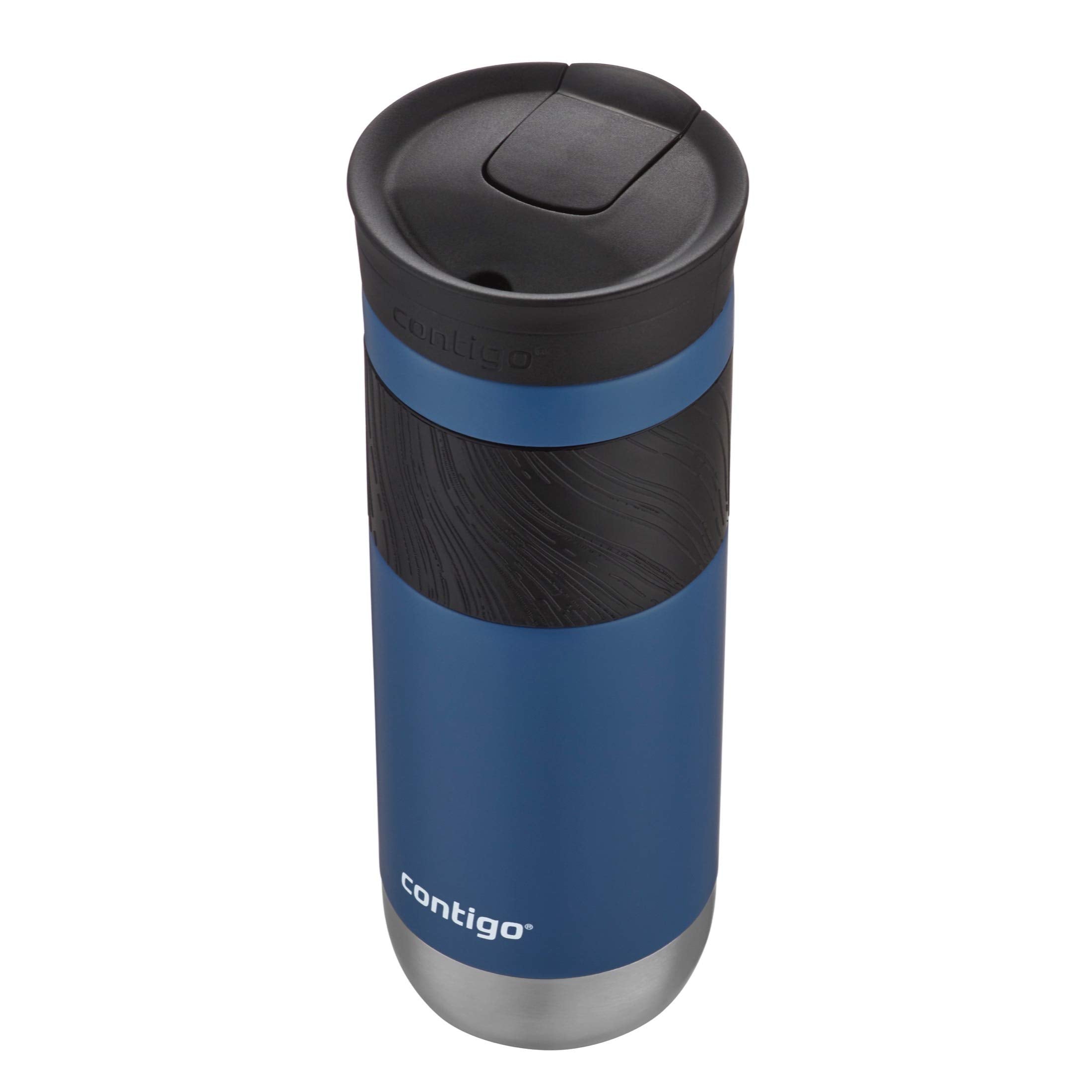 Contigo Byron comparaison taille montrant capacité 20 oz à côté d’un objet