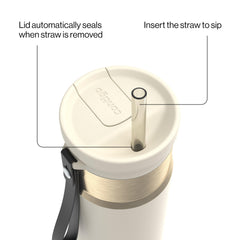 Contigo SnapSeal anse amovible illustrant port confortable et rangement simple