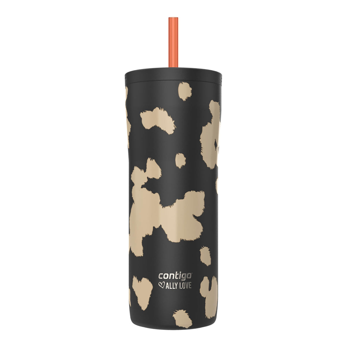 Contigo Streeterville face Licorice montrant design élégant et transport facile