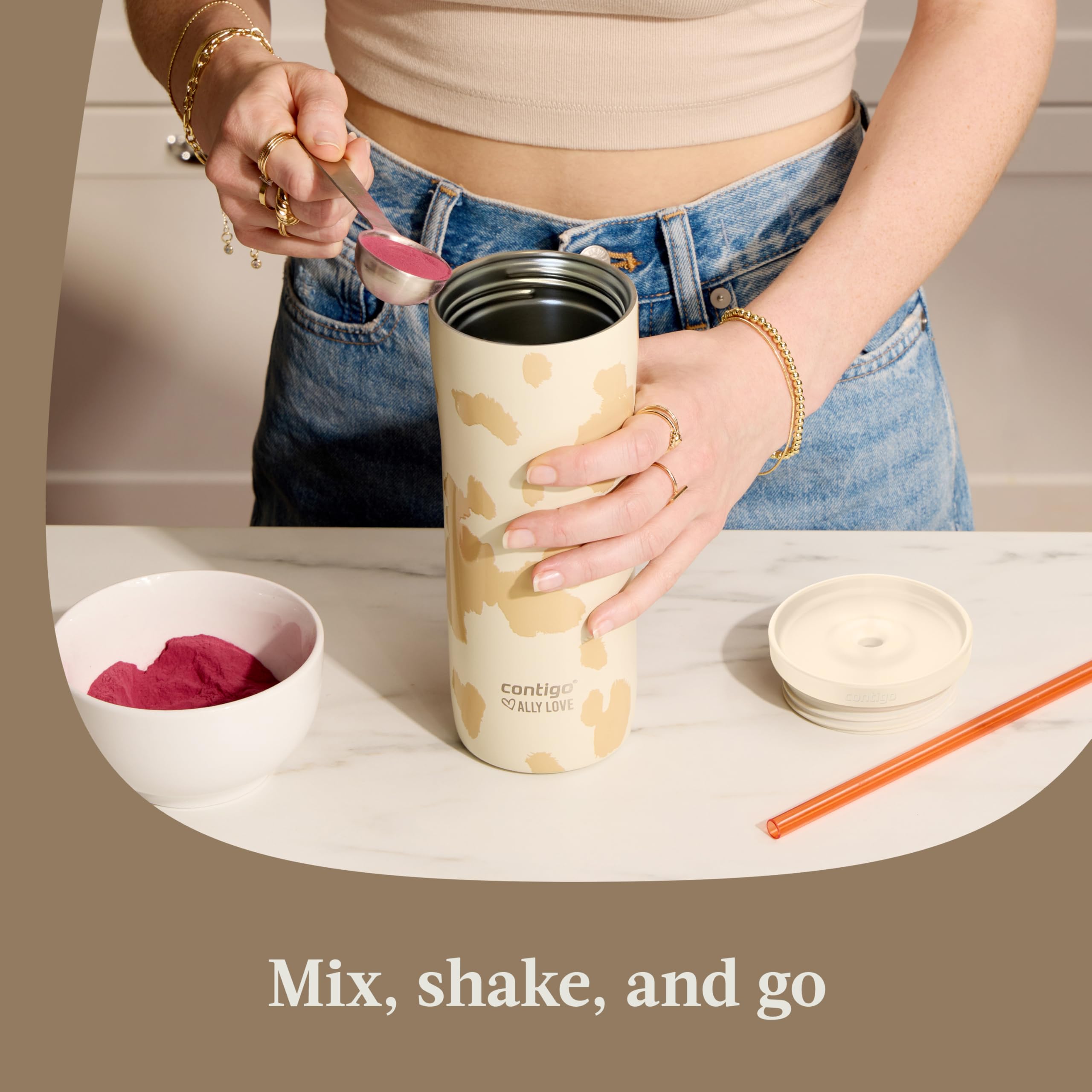 Contigo Streeterville comparaison taille 24oz pour évaluer contenance pratique