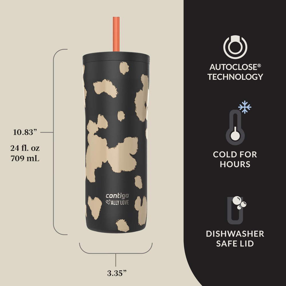 Contigo Streeterville coupe transversale montrant isolation double paroi et conservation