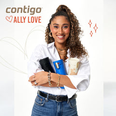 Contigo bouchon Easy-Clean ouvert pour nettoyage complet et hygiène