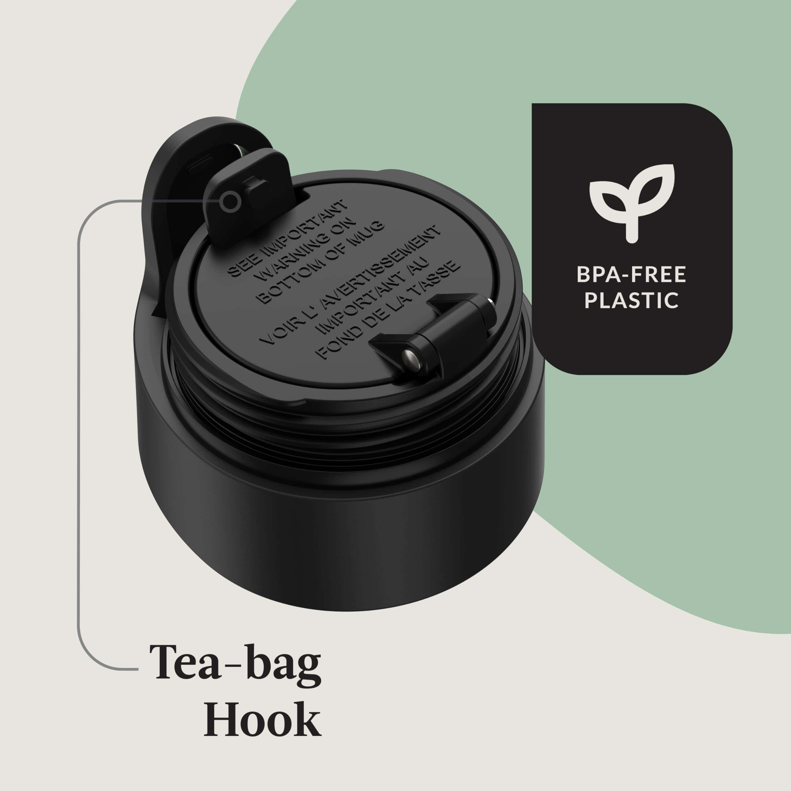 Contigo West Loop comparé à une tasse pour visualiser la taille