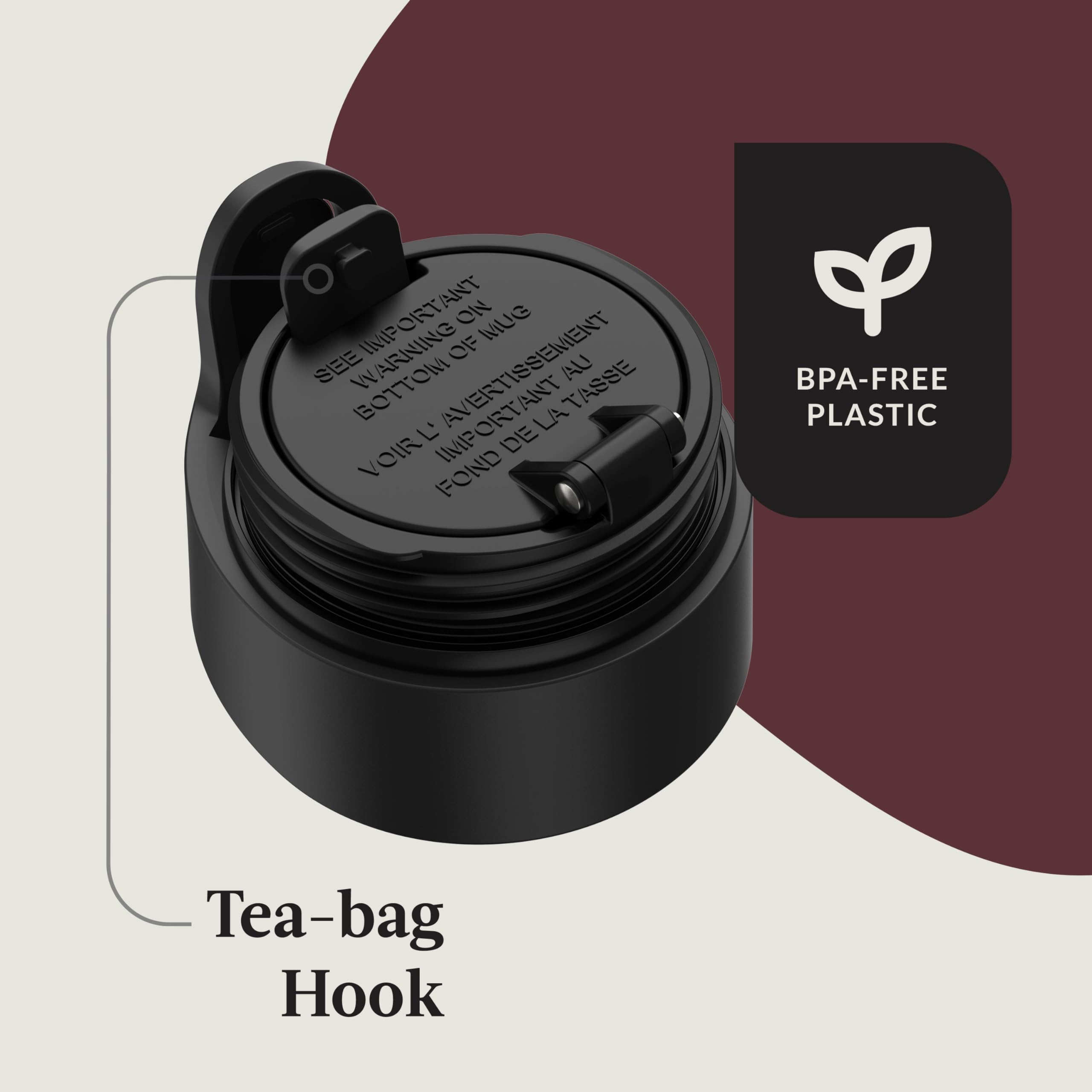 Contigo mug dans porte-gobelet de voiture prouvant adaptabilité en déplacement
