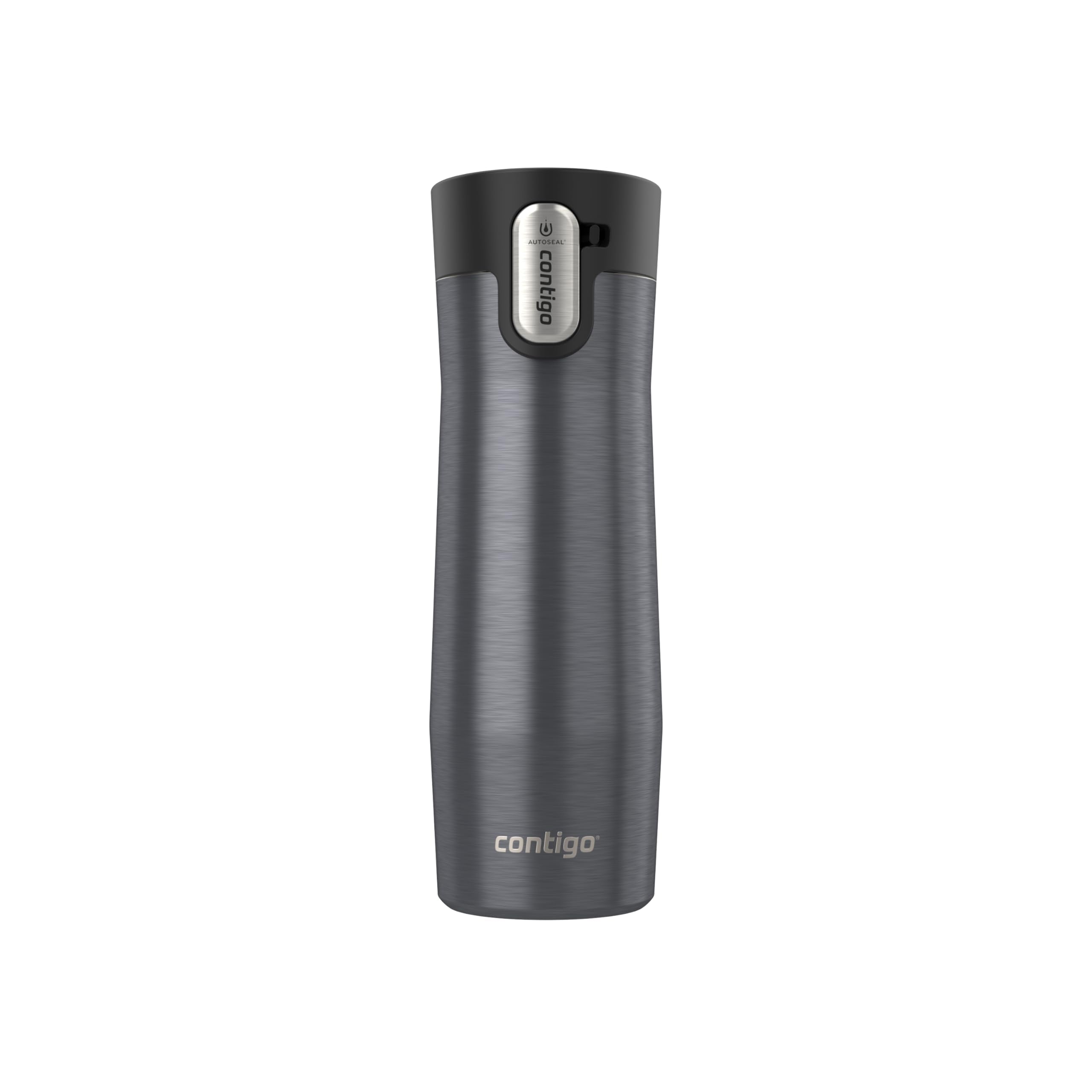 Contigo West Loop face avant montrant l'étanchéité et design praticité
