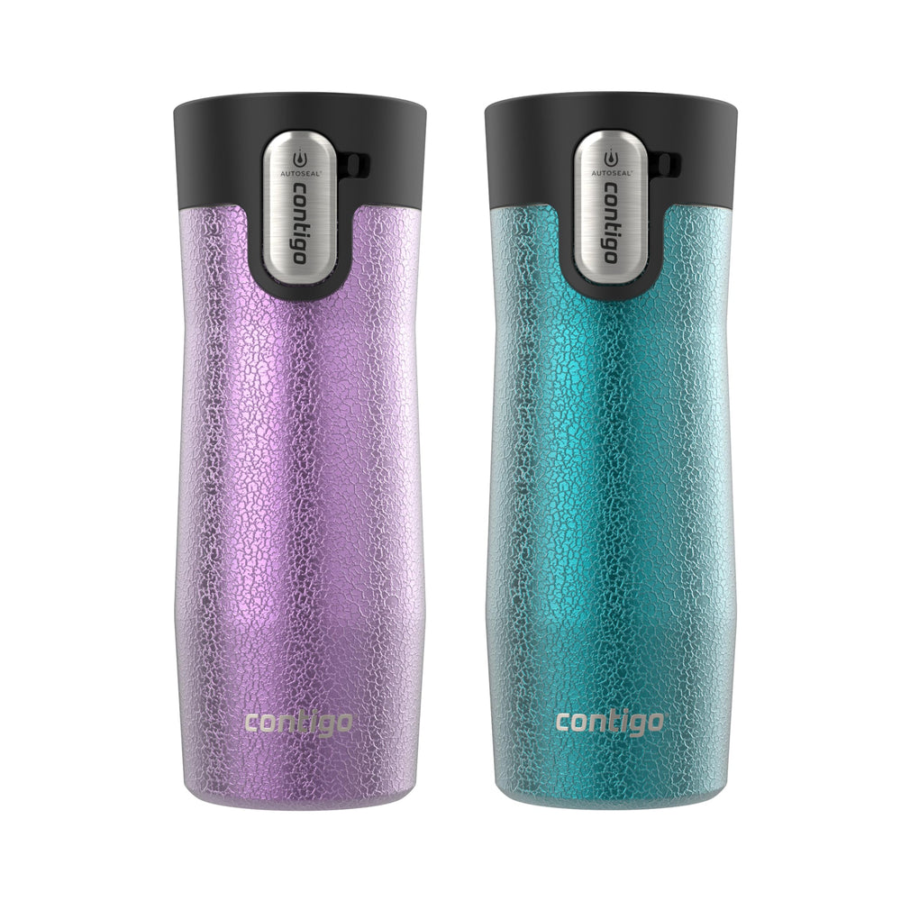 Contigo West Loop face avant montrant la couleur Crystal Pansy et design pratique