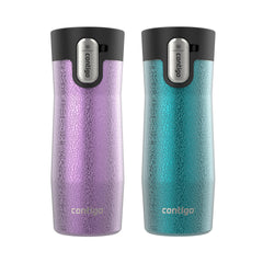 Contigo West Loop face avant montrant la couleur Crystal Pansy et design pratique
