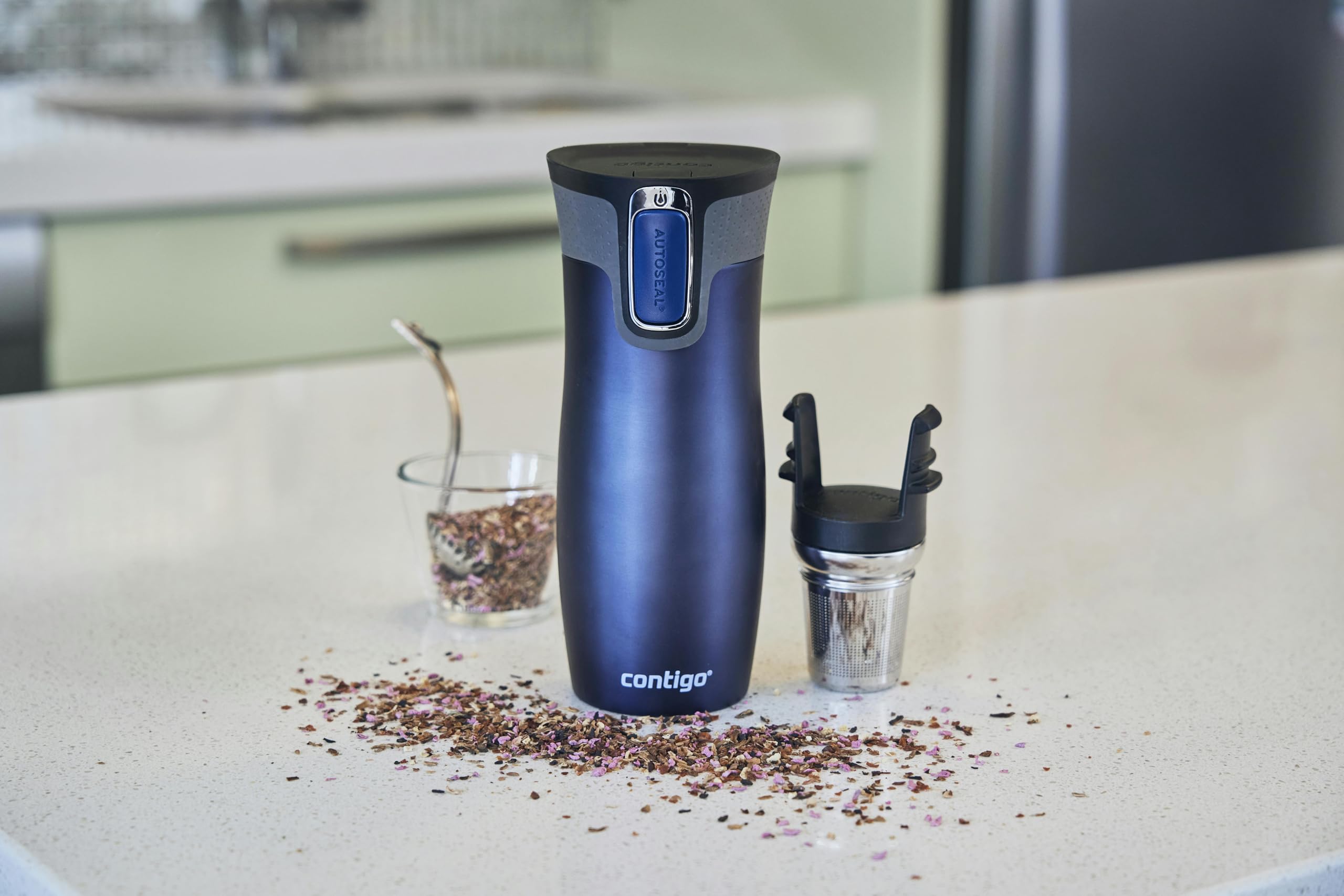 Contigo couvercle ouvert prêt pour lavage en machine pour propreté
