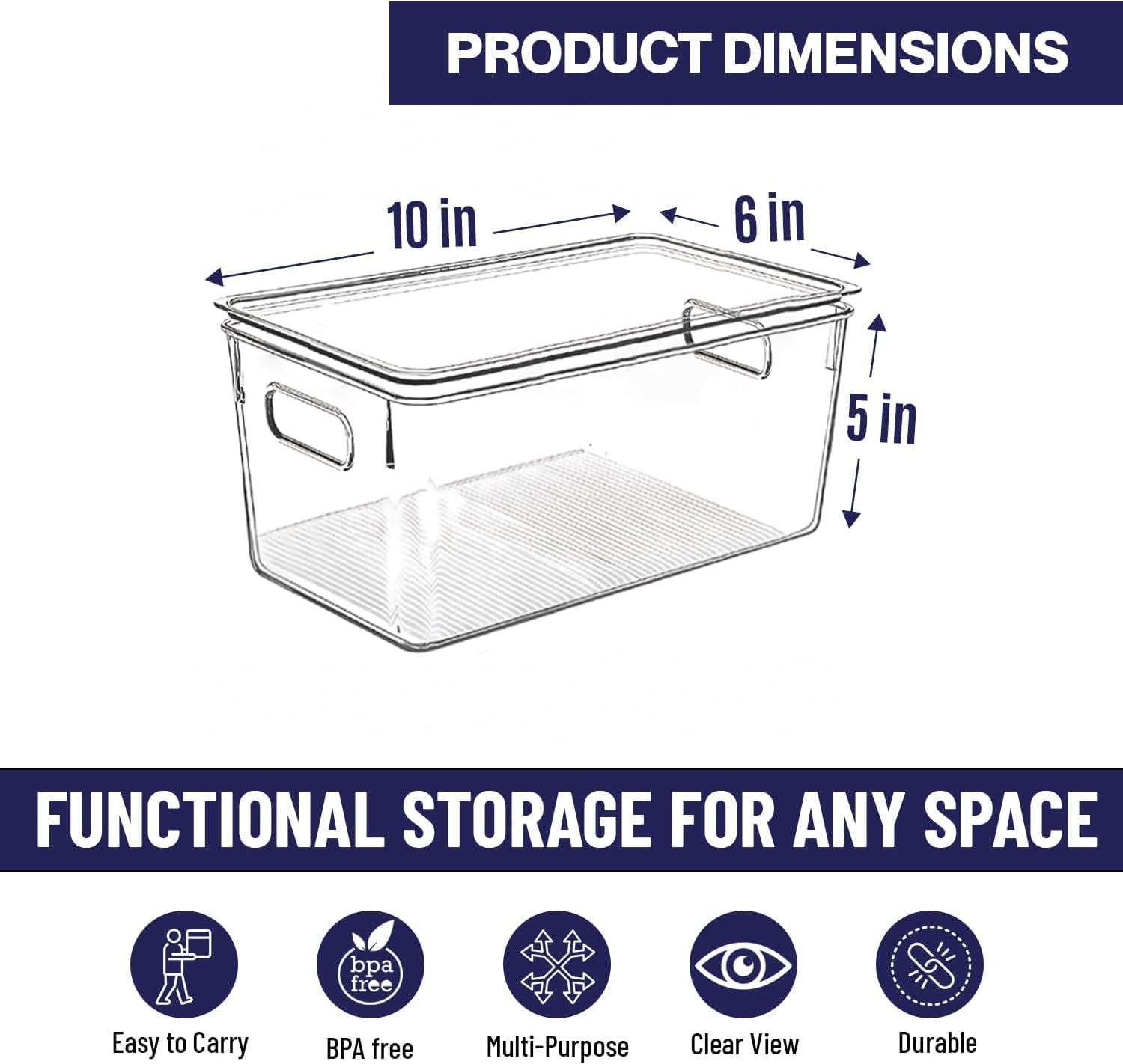 CONTROL KITCHEN gros plan du plastique épais sans BPA illustrant durabilité et sécurité