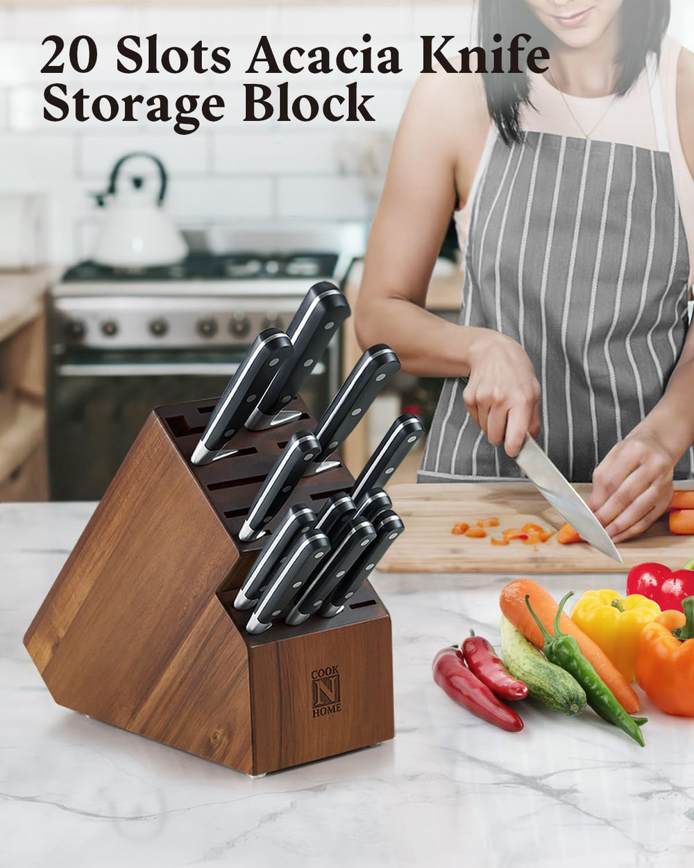 Cook N Home base avec patins antidérapants pour stabilité et sécurité