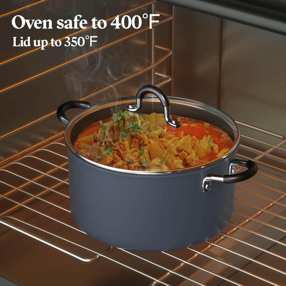 Cook N Home comparaison de taille avec main montrant les dimensions réelles