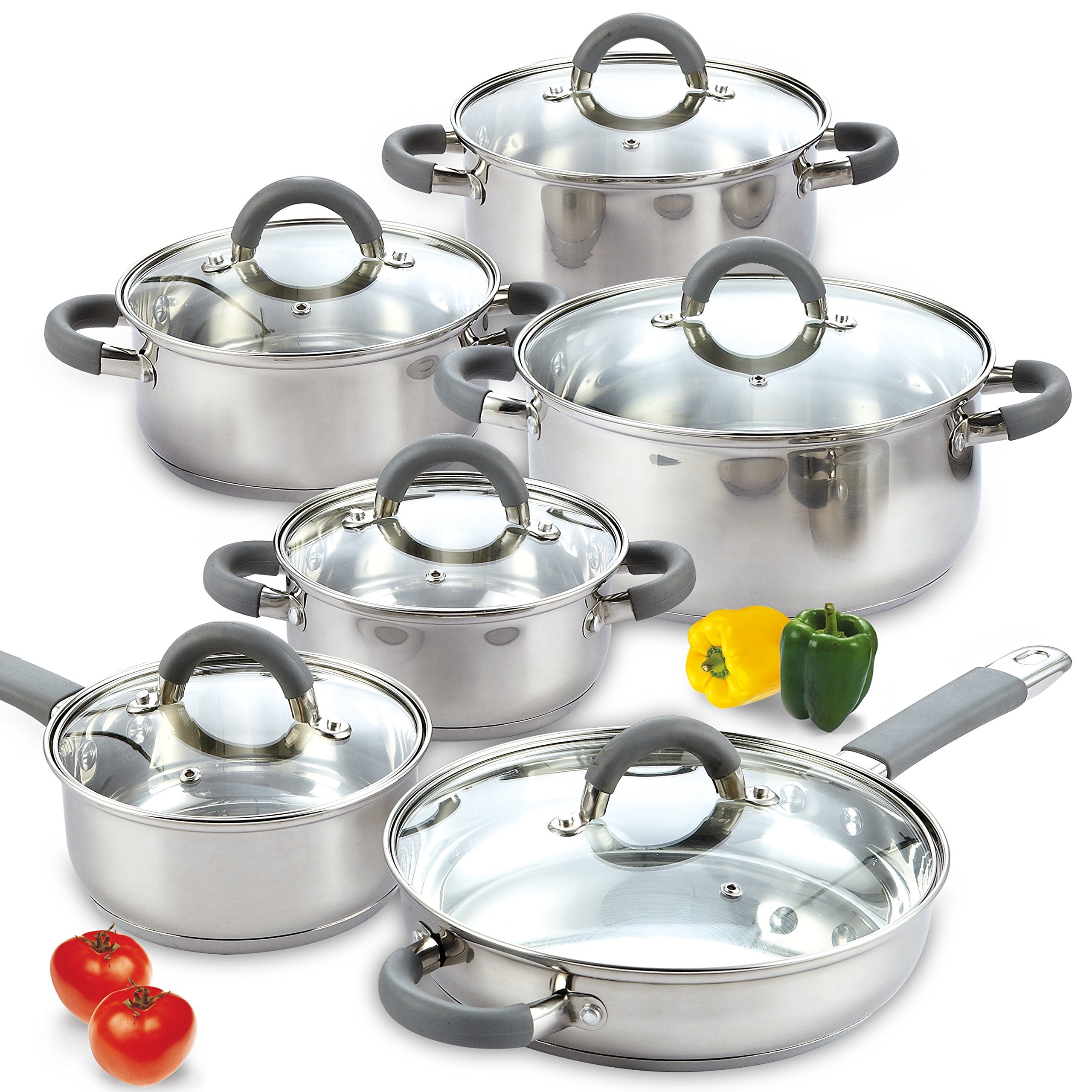 Cook N Home ensemble 12 pièces vue avant bénéfice durabilité