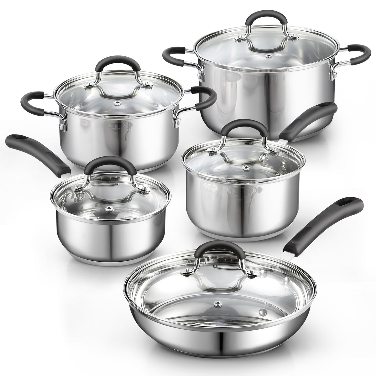 Cook N Home ensemble face avant complet montrant élégance et polyvalence