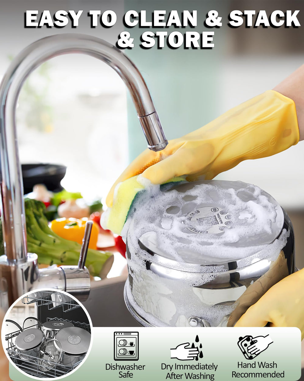Cook N Home finition miroir nettoyage et esthétique faciles