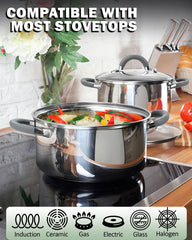 Cook N Home fond disque d'aluminium diffusion uniforme de chaleur