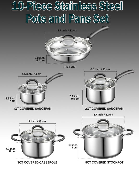Cook N Home gros plan du poli miroir facilitant nettoyage et esthétique