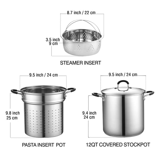 Cook N Home insert passoire gros plan facilitant égouttage sûr