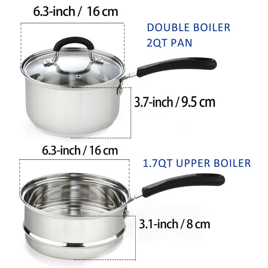 Cook N Home gros plan de l'insert 1,7 Qt pour fonte et cuisson douce sans contact