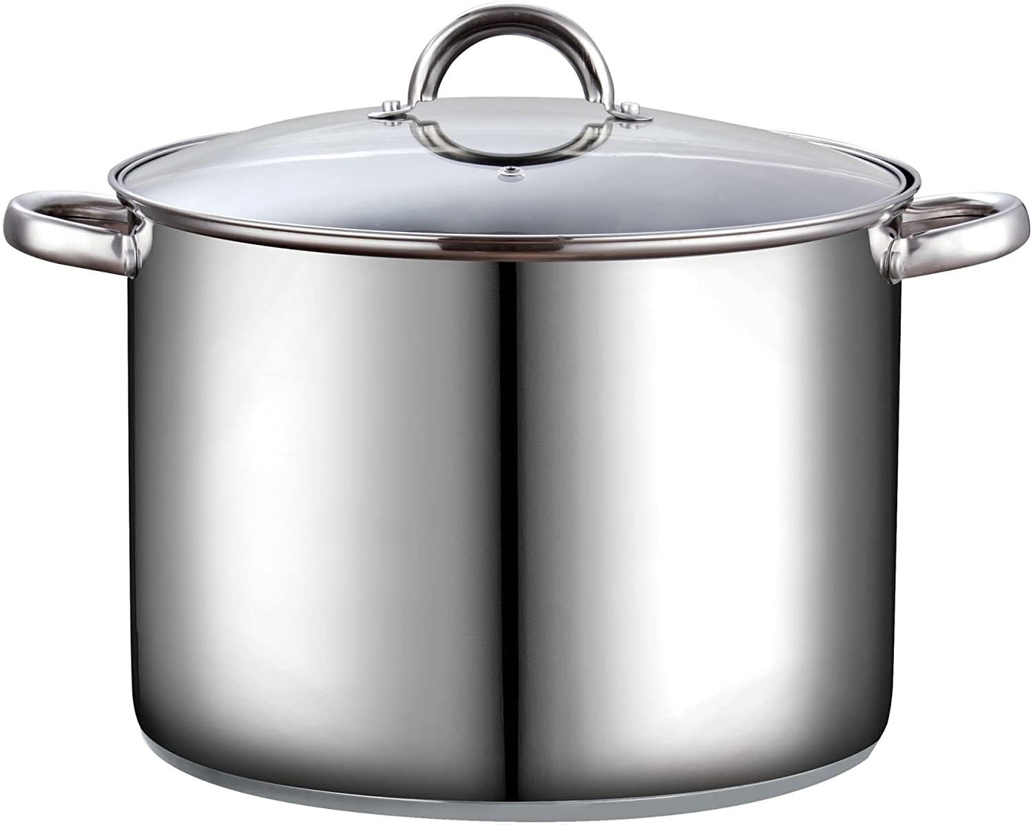 Cook N Home marmite 16 qt face avant montrant capacité et finition inox