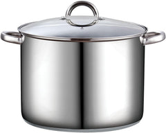 Cook N Home marmite 16 qt face avant montrant capacité et finition inox