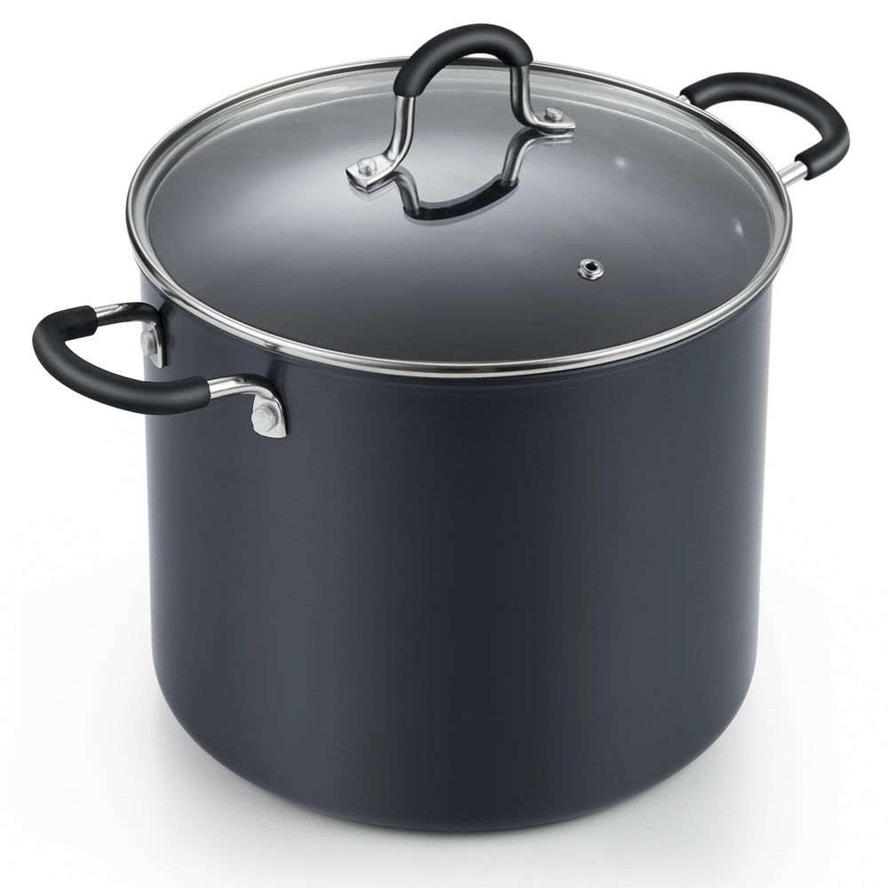 Cook N Home vue face avant de la marmite 10 pintes montrant capacité et design