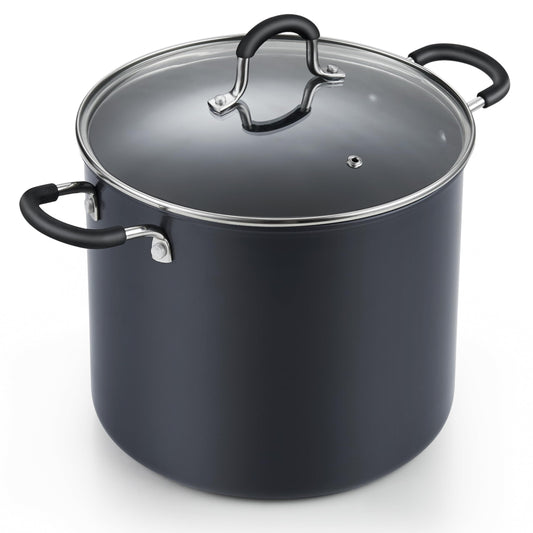 Cook N Home vue face avant de la marmite 10 pintes montrant capacité et design