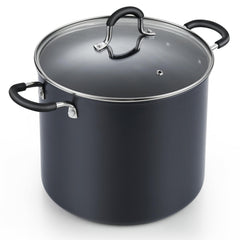 Cook N Home vue face avant de la marmite 10 pintes montrant capacité et design