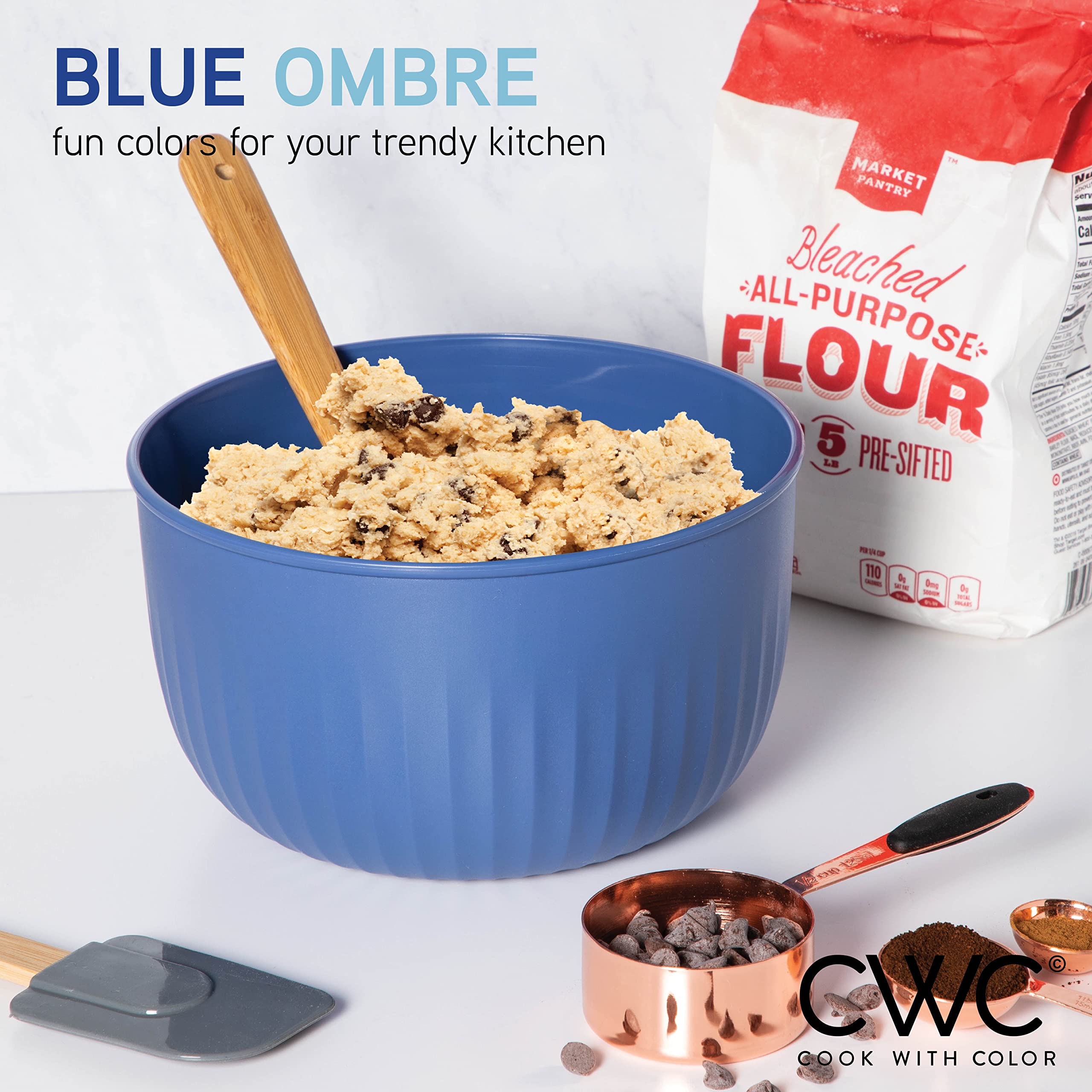 COOK WITH COLOR bol fermé par couvercle transparent, visibilité du contenu pratique