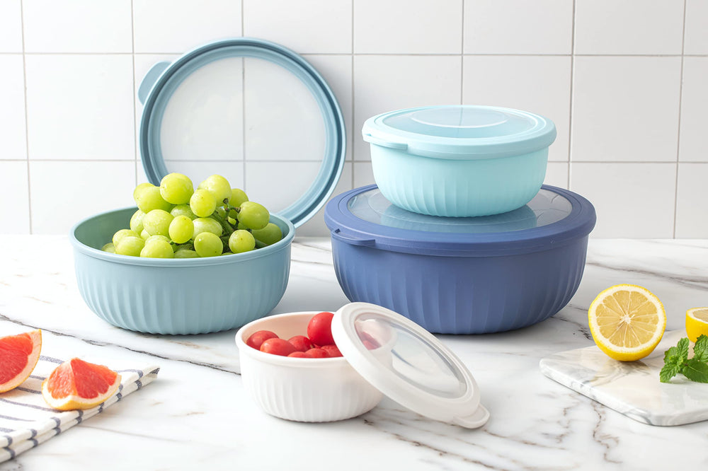 COOK WITH COLOR bols utilisés en préparation pour hacher et mélanger facilement