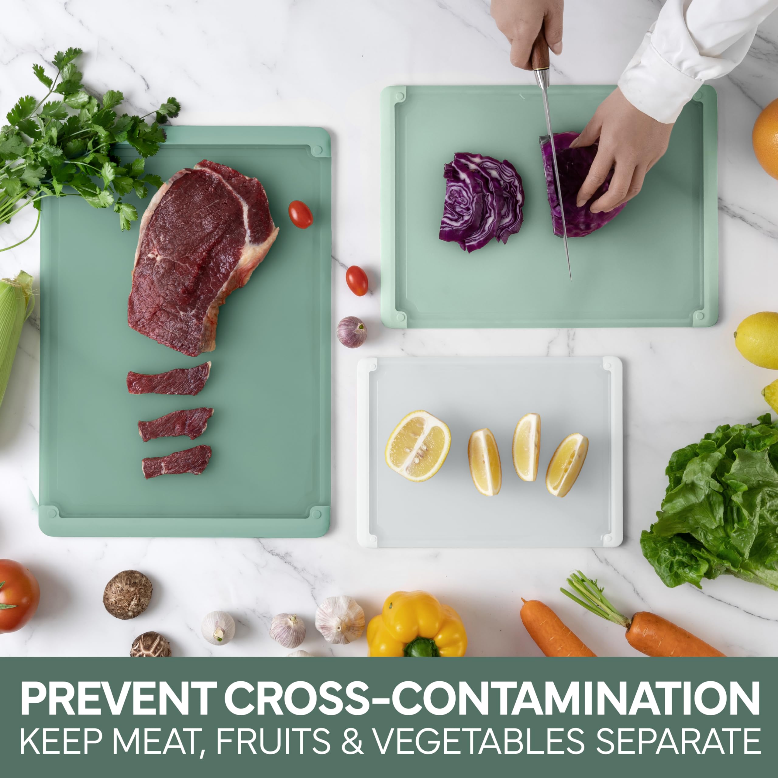 COOK WITH COLOR comparaison des trois tailles pour organisation cuisine