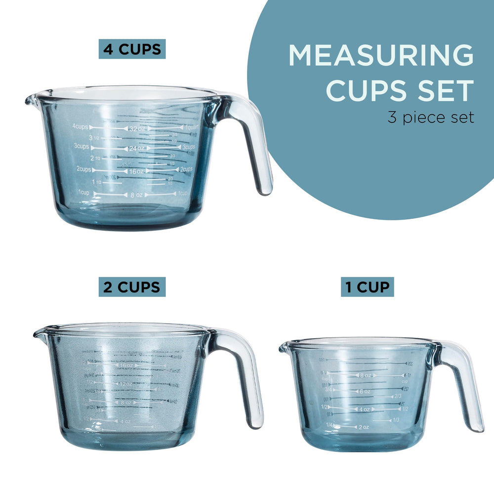COOK WITH COLOR gros plan sur le verre bleu montrant qualité et durabilité