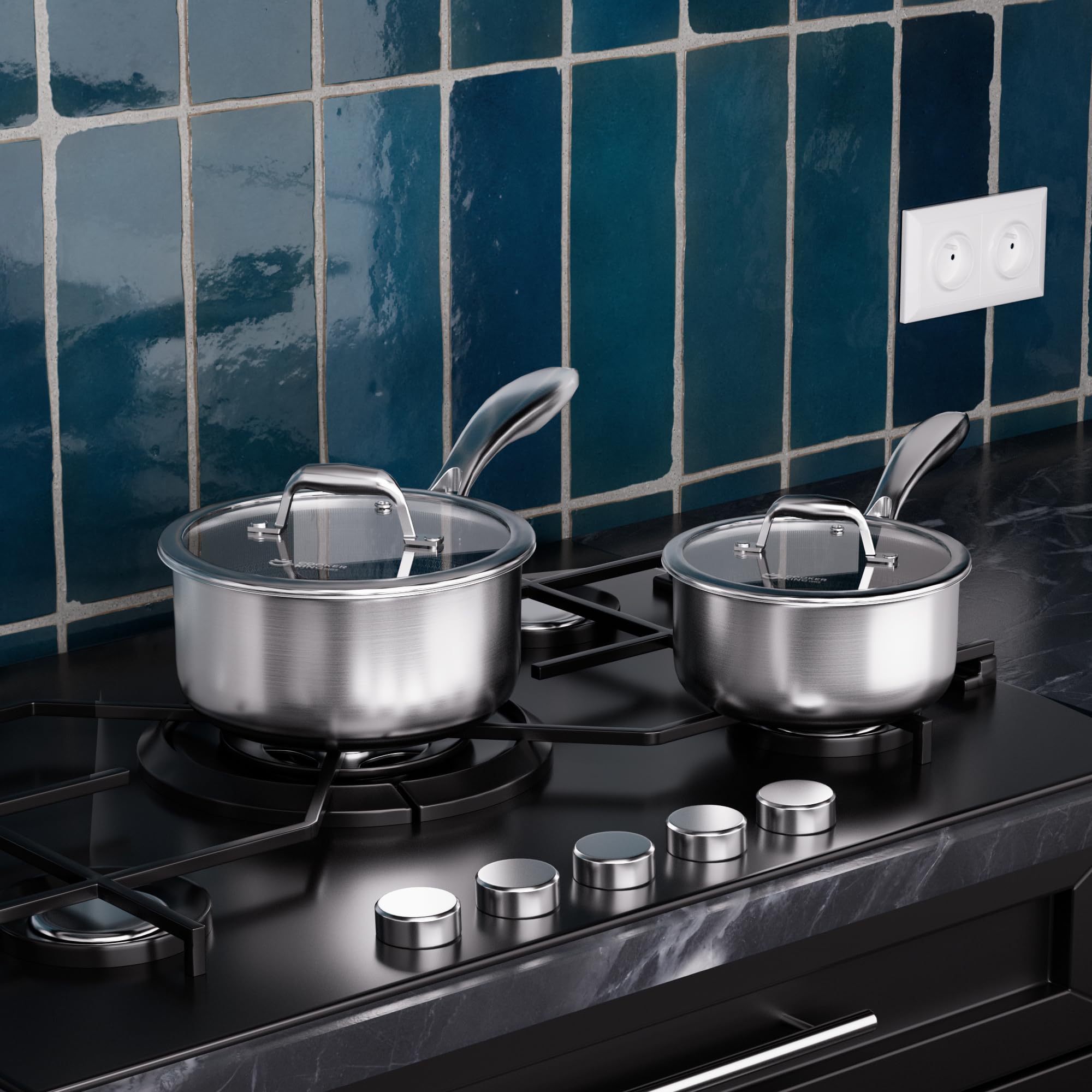 COOKER KING casserole en utilisation sur plaque induction, chauffe homogène efficace
