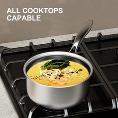 COOKER KING poignée rivetée en acier inoxydable offrant prise sûre et durabilité