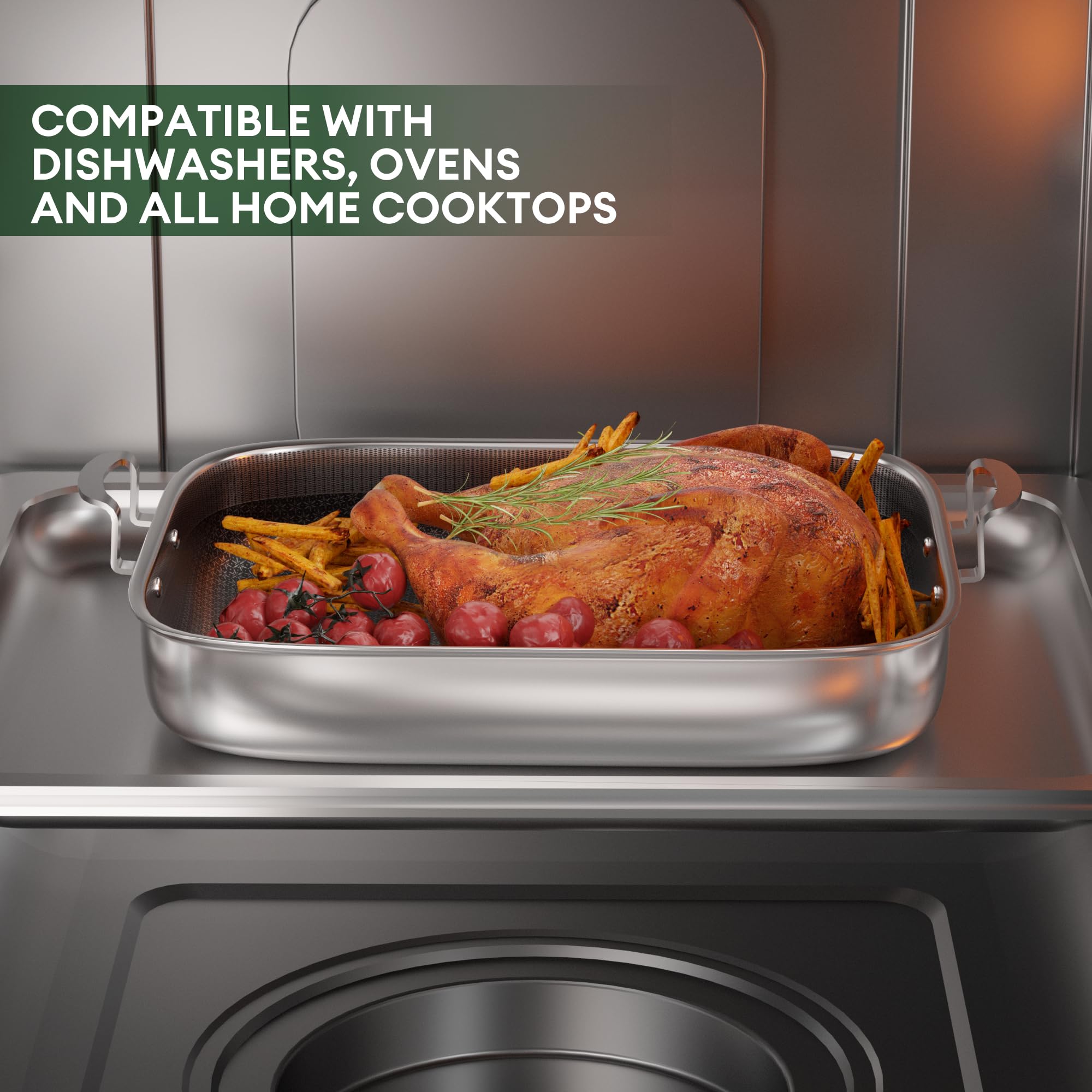 COOKER KING comparaison taille avec ustensiles pour visualiser capacité familiale