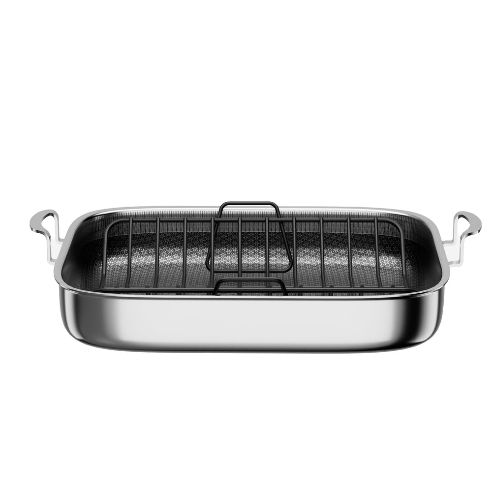 COOKER KING rôtissoire face avant montrant grande capacité et finition durable