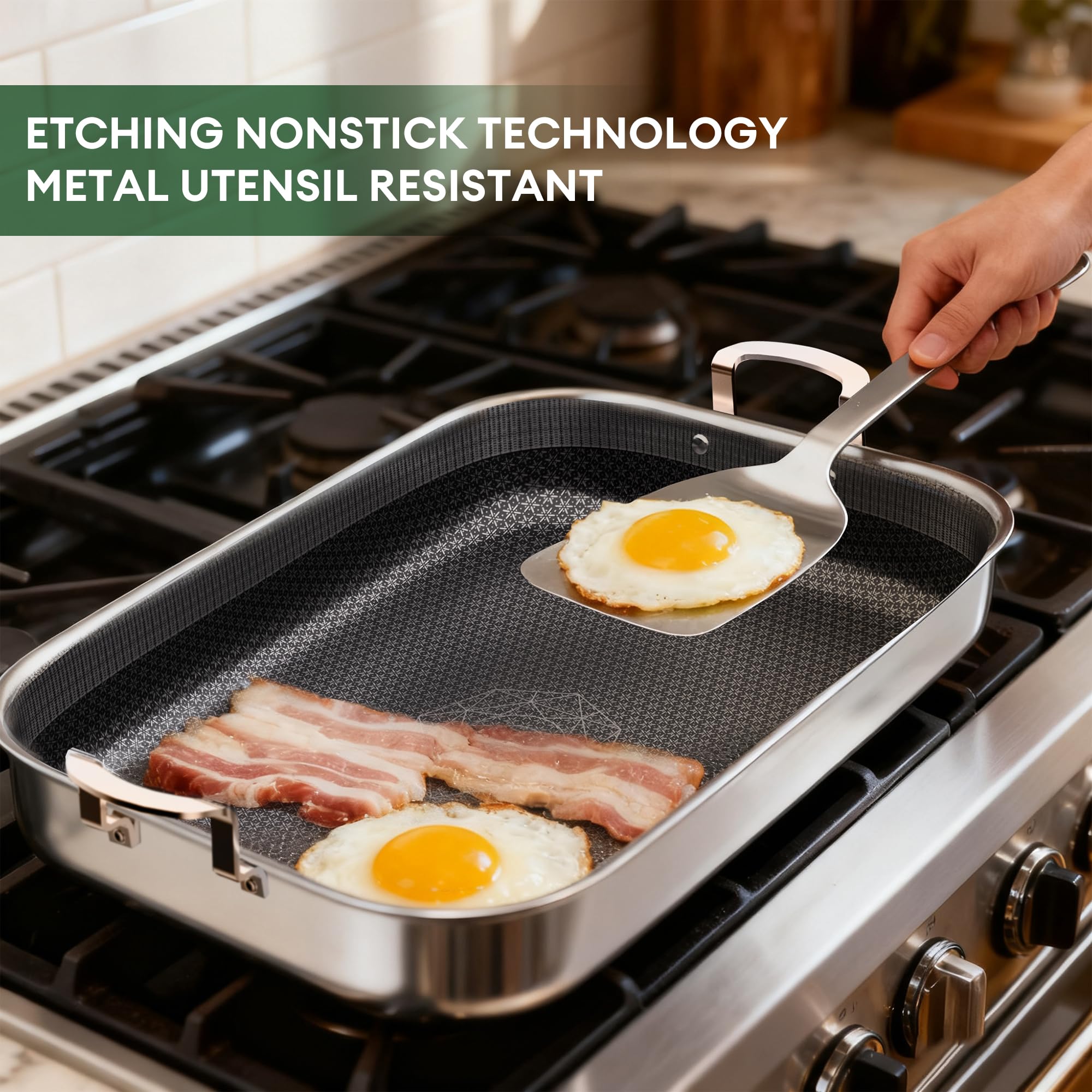 COOKER KING rôtissoire avec grille et dinde pour brunissage homogène et jus