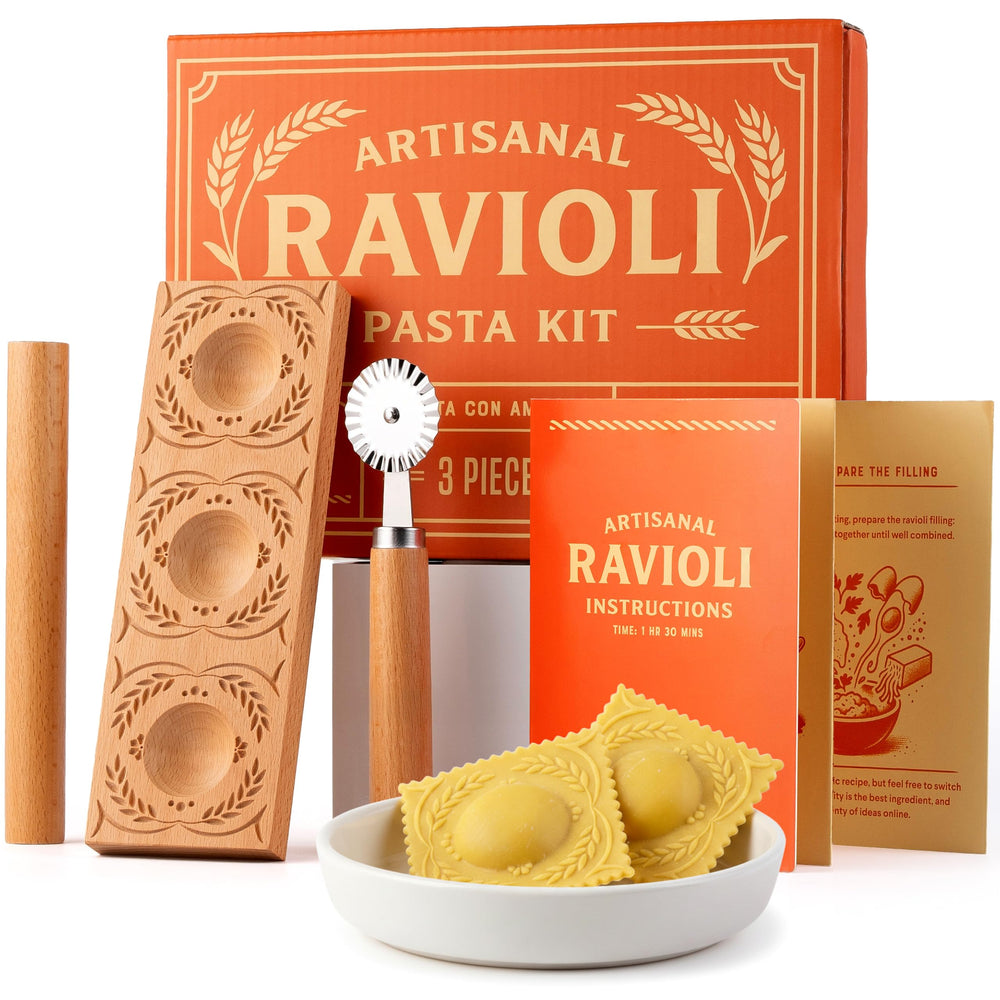Cooking Gift Set moule en bois face montrant alvéoles régulières pour portions homogènes
