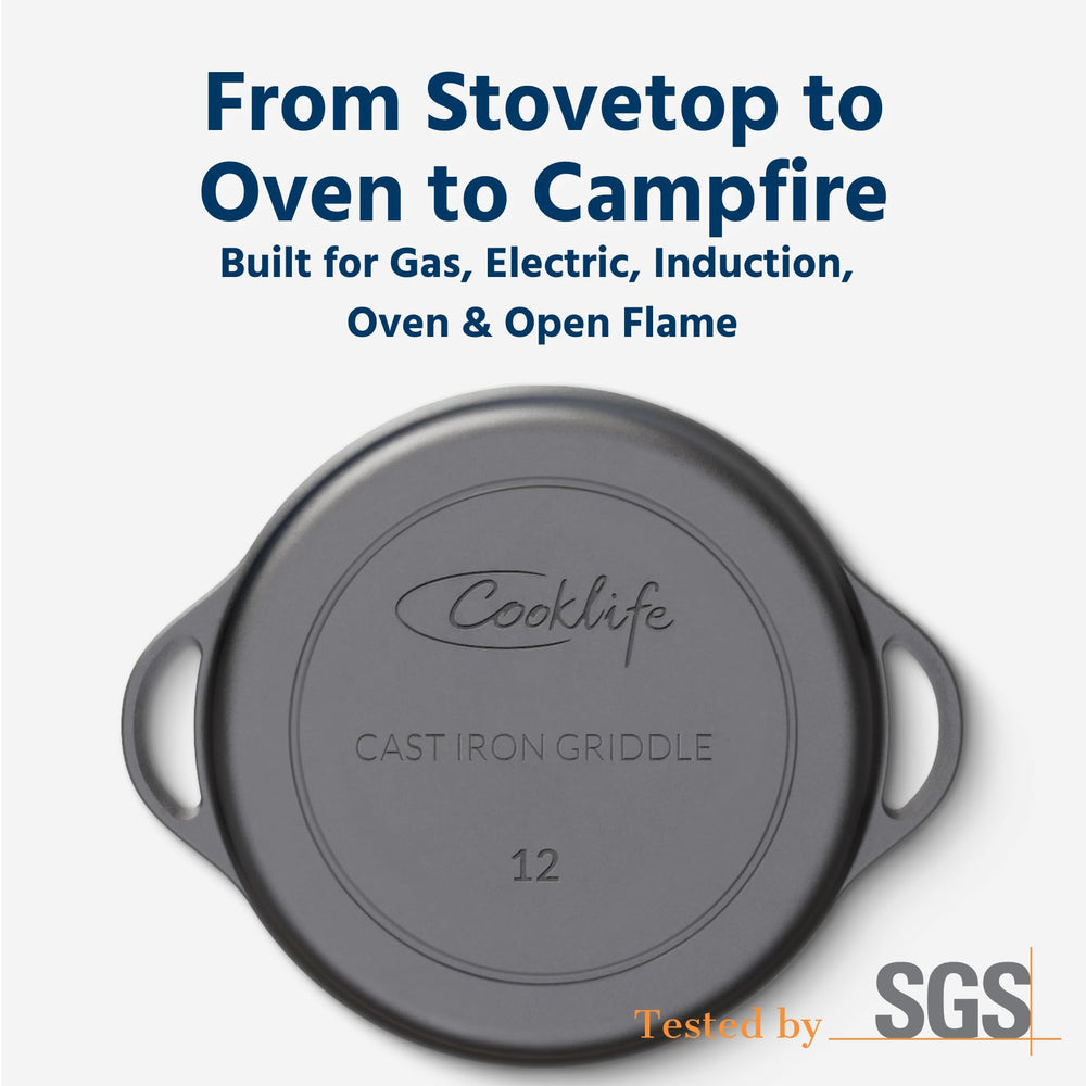 COOKLIFE plaque en usage sur cuisinière pour cuisson uniforme