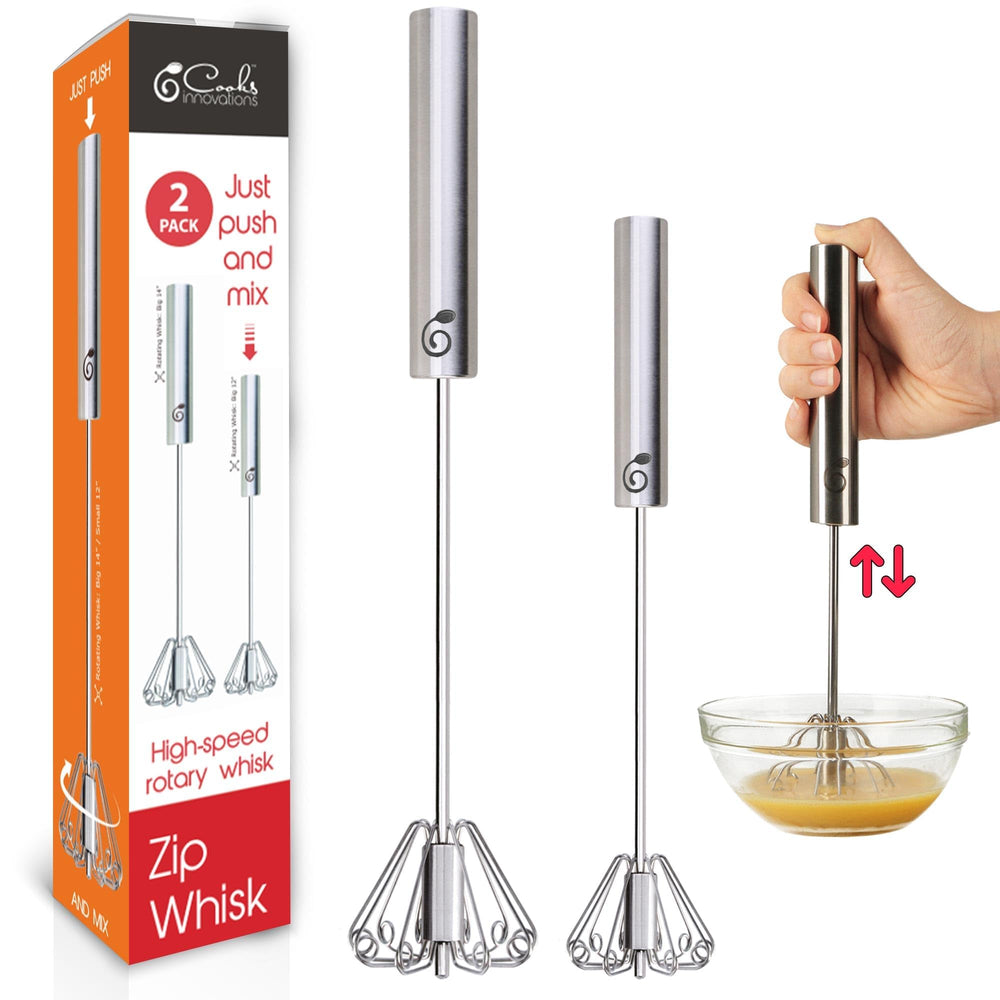 Cooks Innovations fouet avant emballage montrant design compact et durabilité