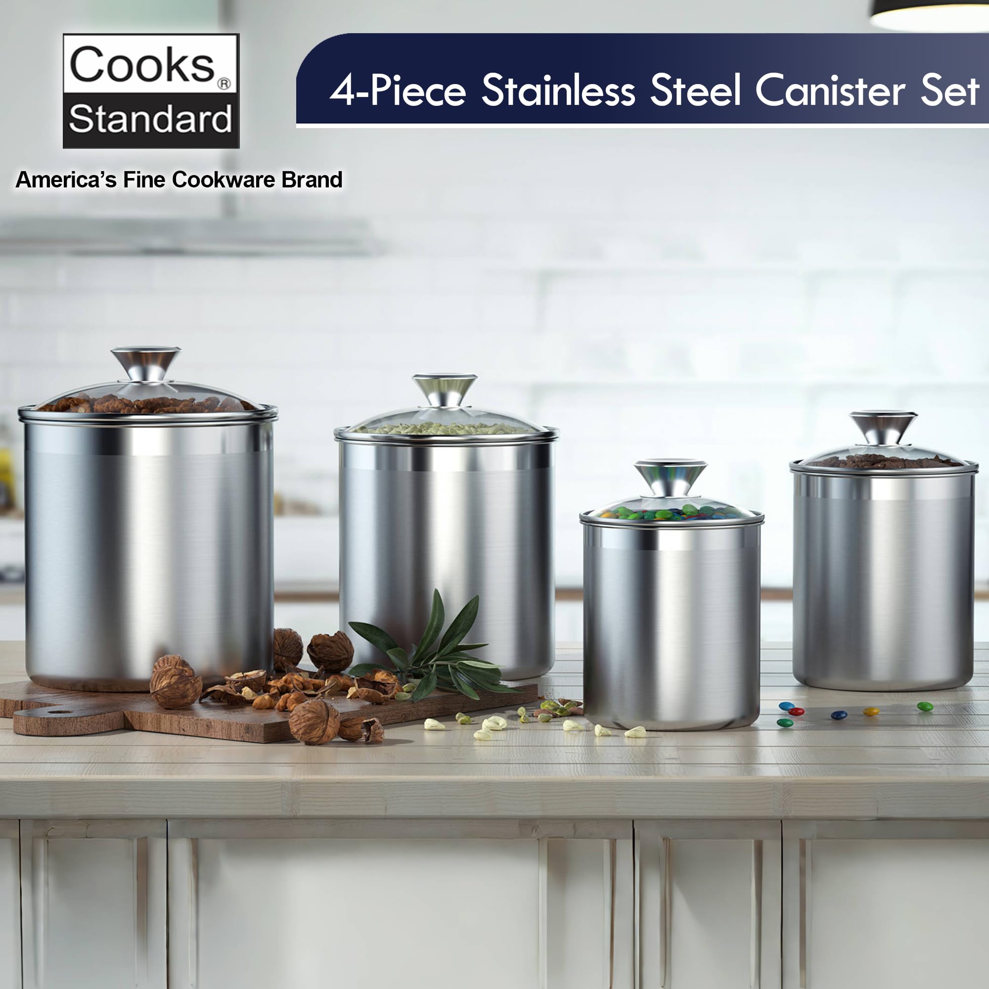 Cooks Standard couvercles ouverts exposant contenu prêt à l’usage