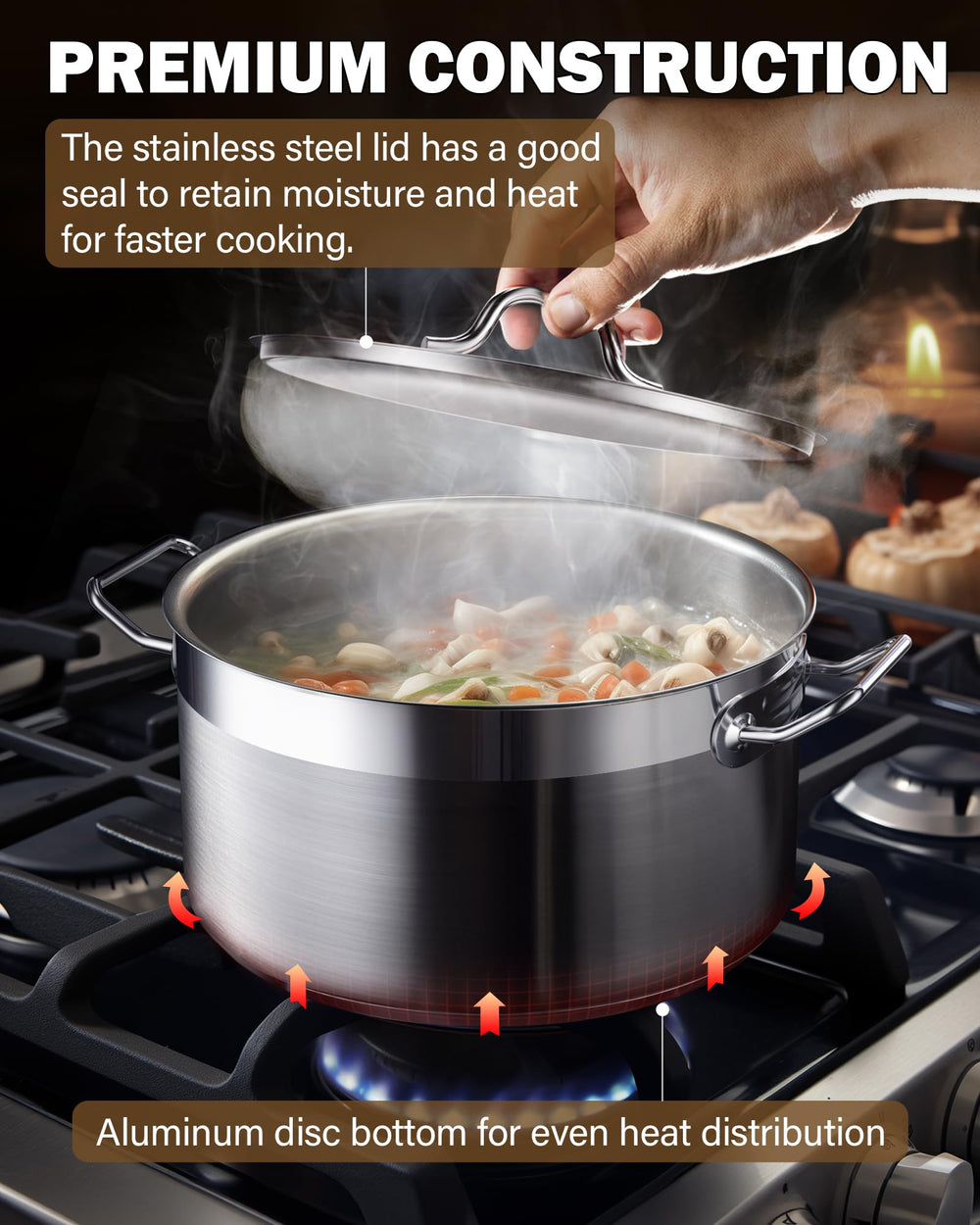 Cooks Standard fond capsule aluminium pour chaleur homogène