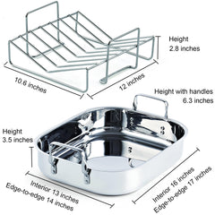Cooks Standard grille en V gros plan pour brunissage uniforme avantage