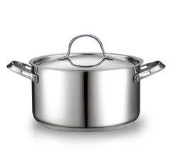Cooks Standard marmite vue de face montrant la finition inox et capacité pratique